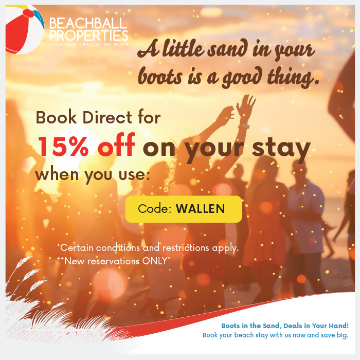 15% Off Your Sand In My Boots Stay!