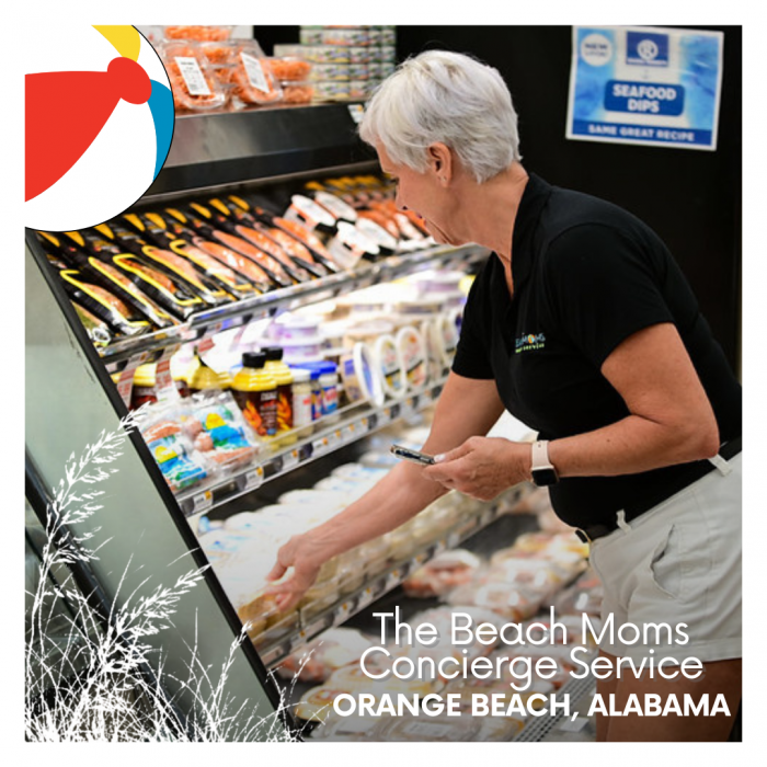 The Beach Moms, Grocery Shopping at the Beach, Concierge Service Gulf Coast