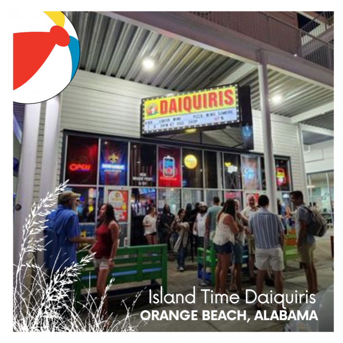 Island Time Daiquiris at the Wharf, Orange Beach, Alabama