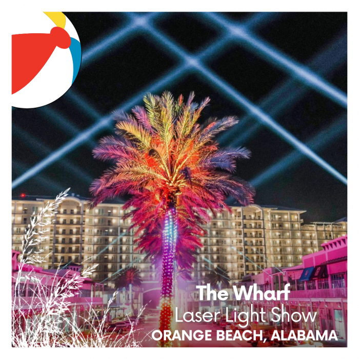 The Wharf Laser Light Show, Orange Beach, Alabama