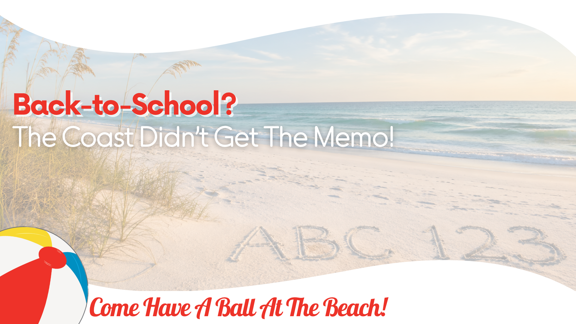 Back-to-School? The Coast Didn’t Get the Memo