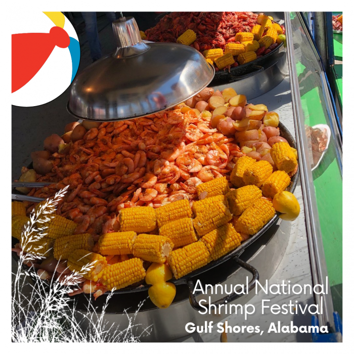 Annual National Shrimp Festival, Gulf Shores, Alabama, October 2026
